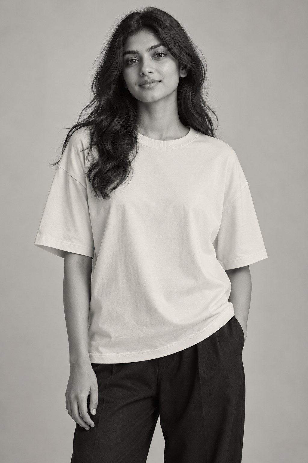 Sample cream T-shirt